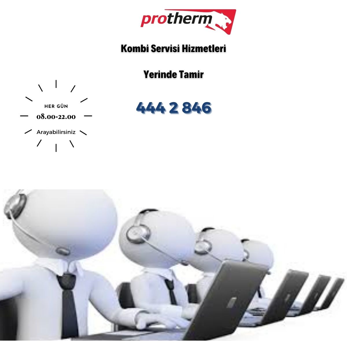 Protherm kombi servisi iletişim-444 2 846
